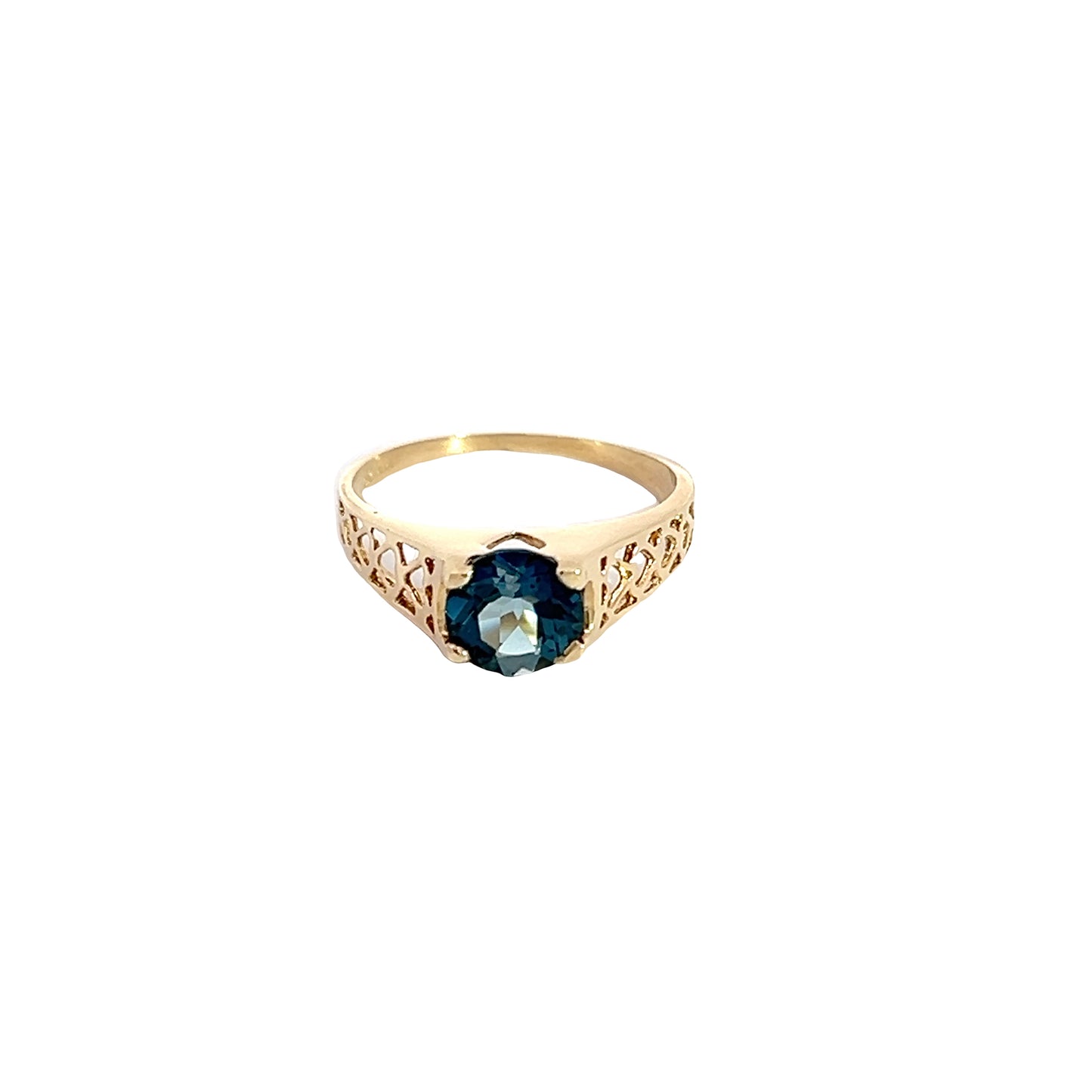 London Blue Topaz Ring