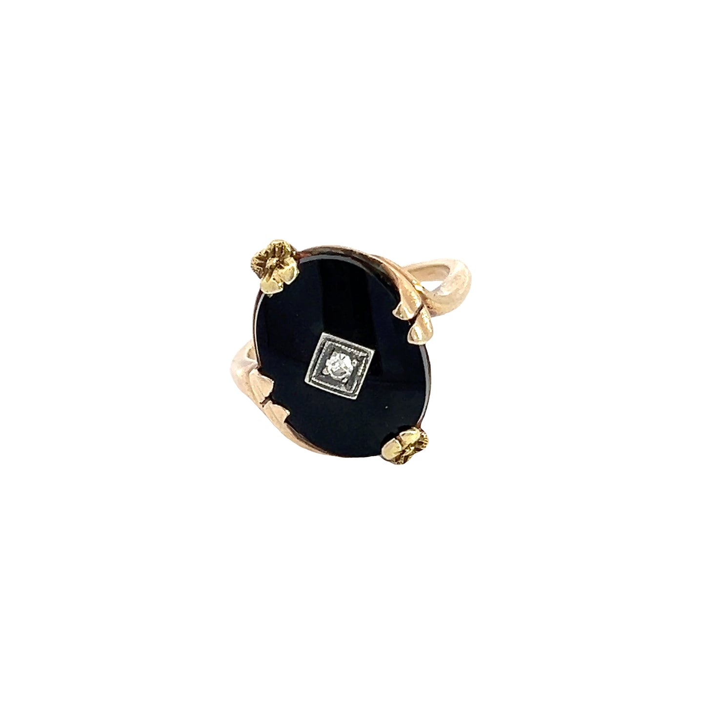 Vintage Black Onyx Ring