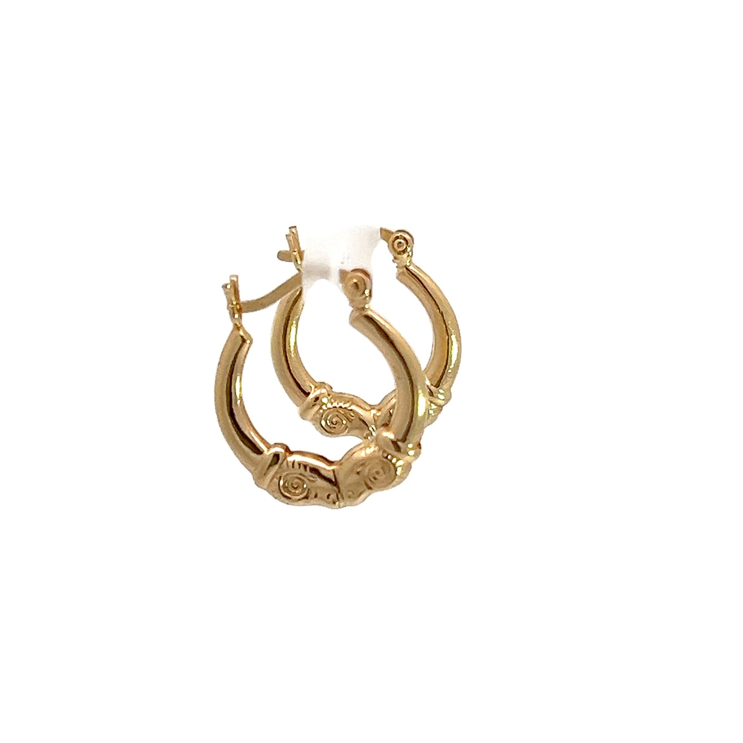 14K Yellow Gold  Hoops