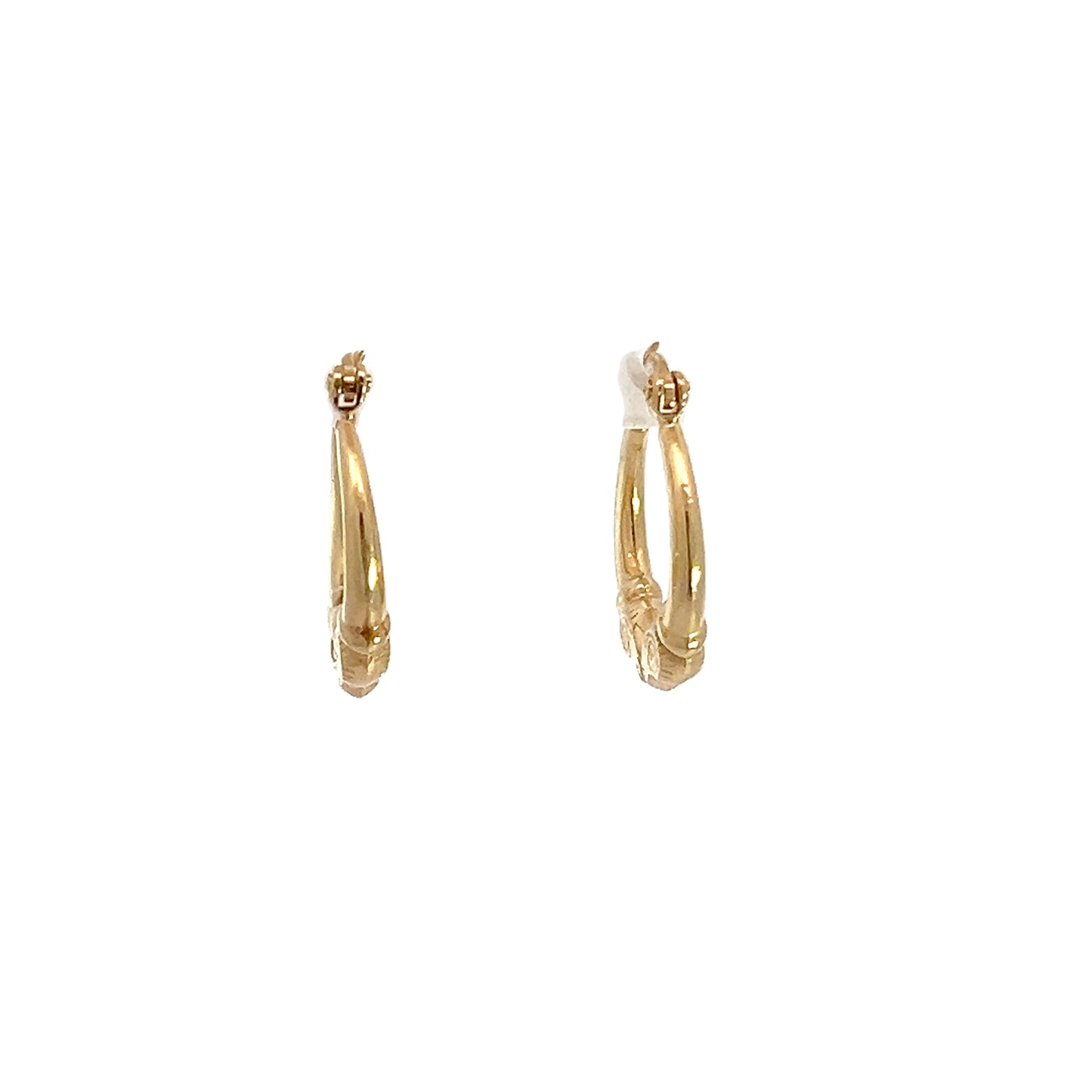 14K Yellow Gold  Hoops