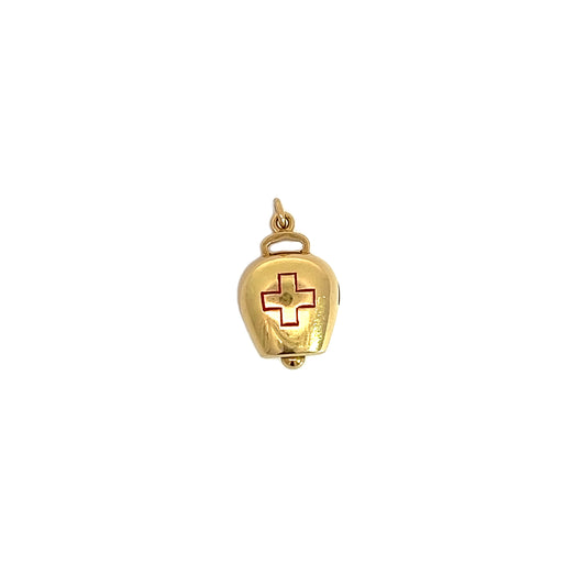 Yellow Gold Bell Charm