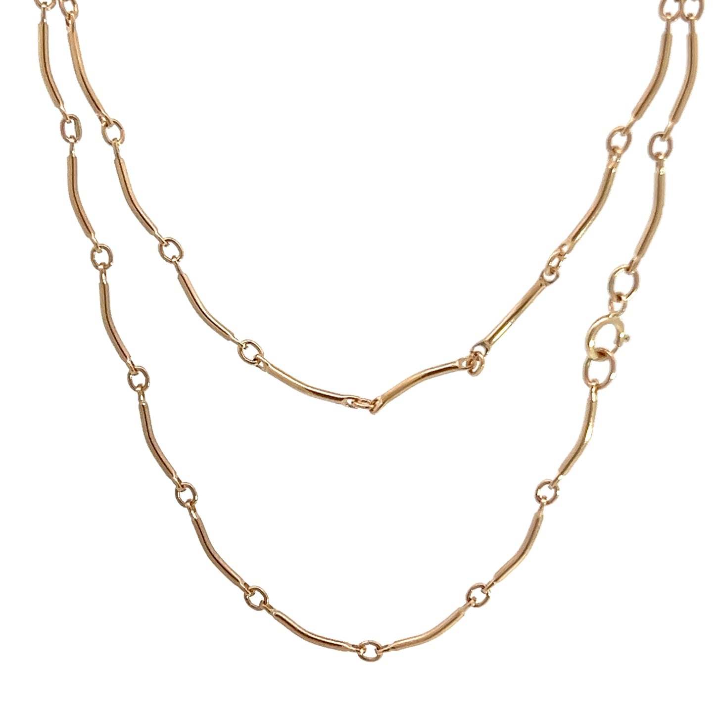 14K Fancy Link Chain