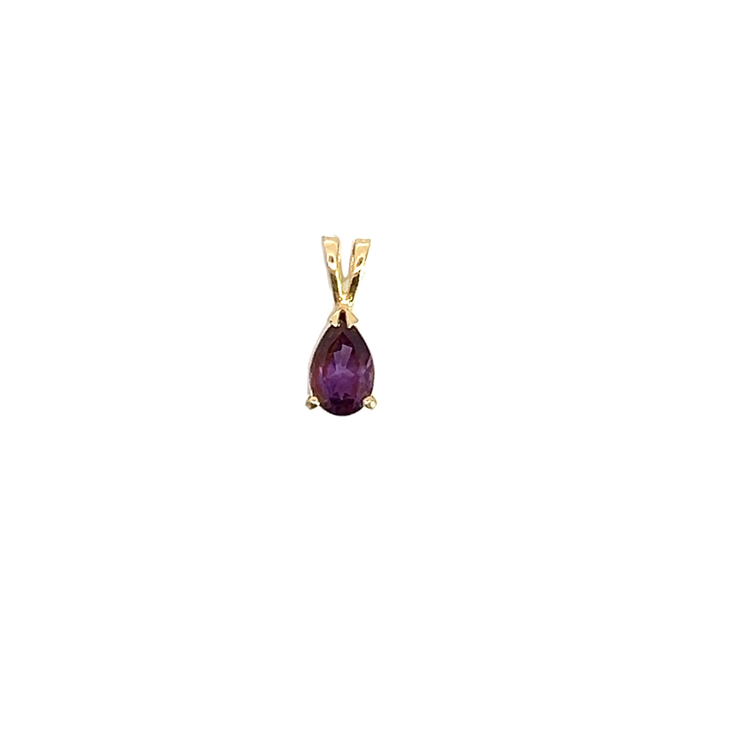 14K Amethyst Pendant