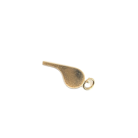 14K Whistle Charm