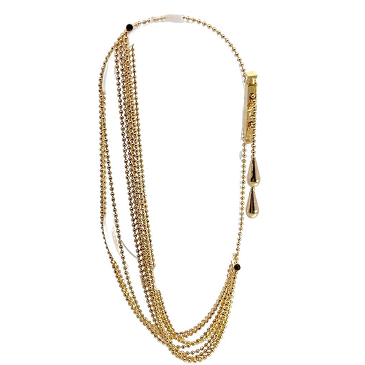 14K Muti-Strand Chain Bracelet