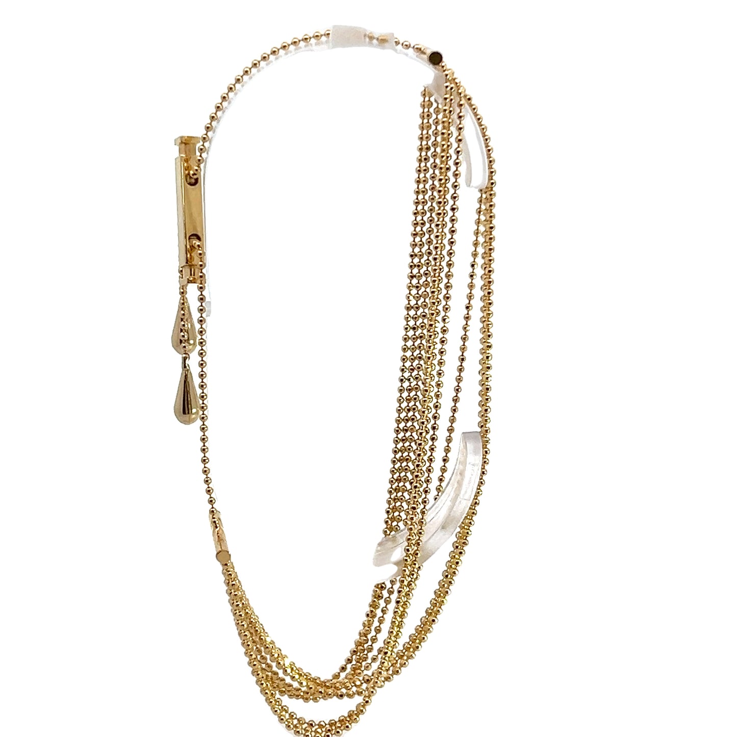 14K Muti-Strand Chain Bracelet