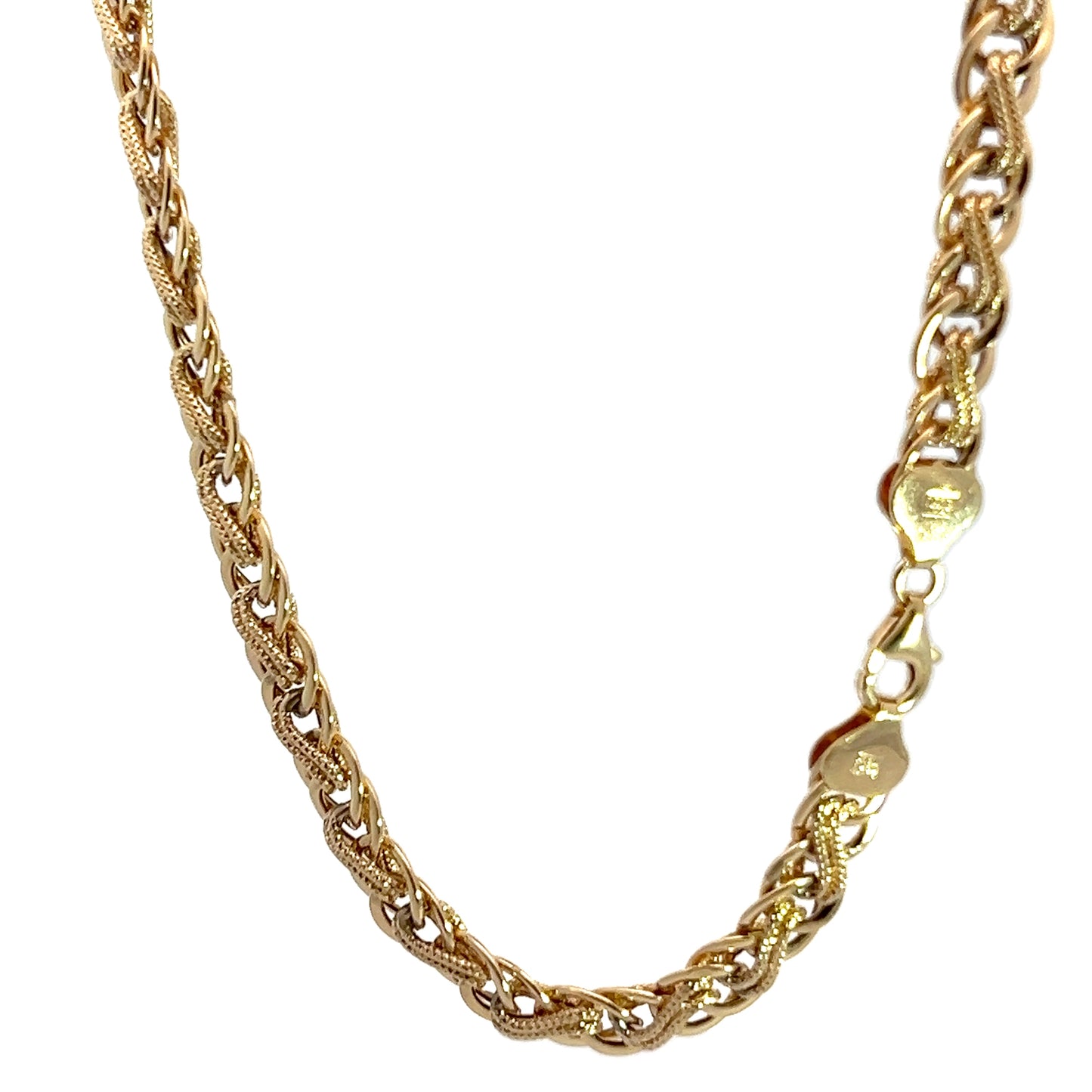 Yellow Gold Fancy Link Chain