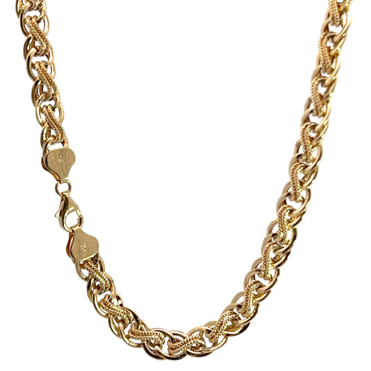 Yellow Gold Fancy Link Chain