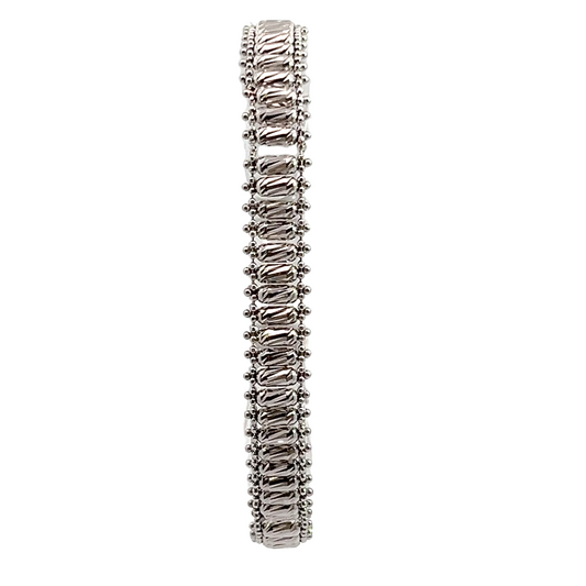 14K White Gold Bracelet