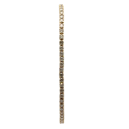 14K Yellow Gold 3.50CTTW Diamond Tennis Bracelet