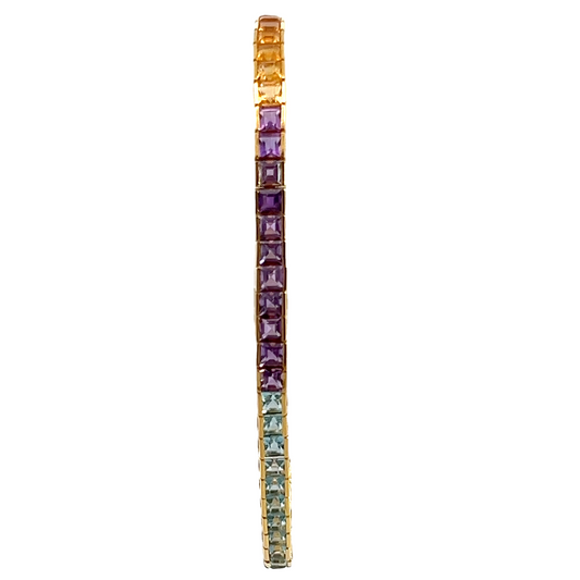 14K Gemstone Bracelet