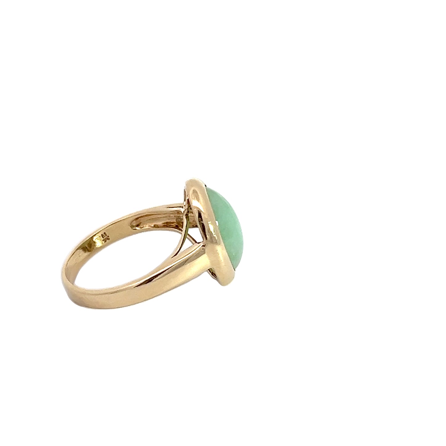14K Jade Ring